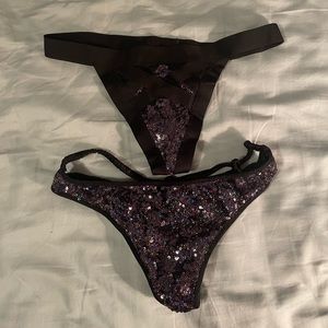2017 vs fashion show sequin thong bundle